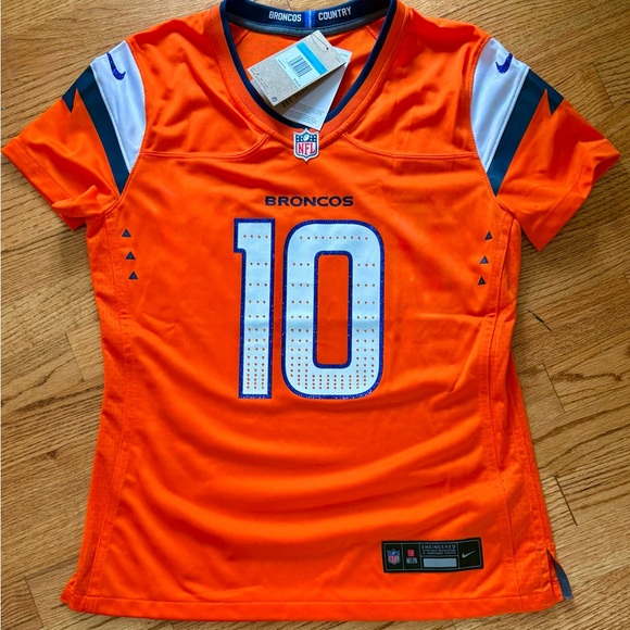 *Bling* Swarovski Crystal Denver Broncos #10 Nix Jersey NWT M